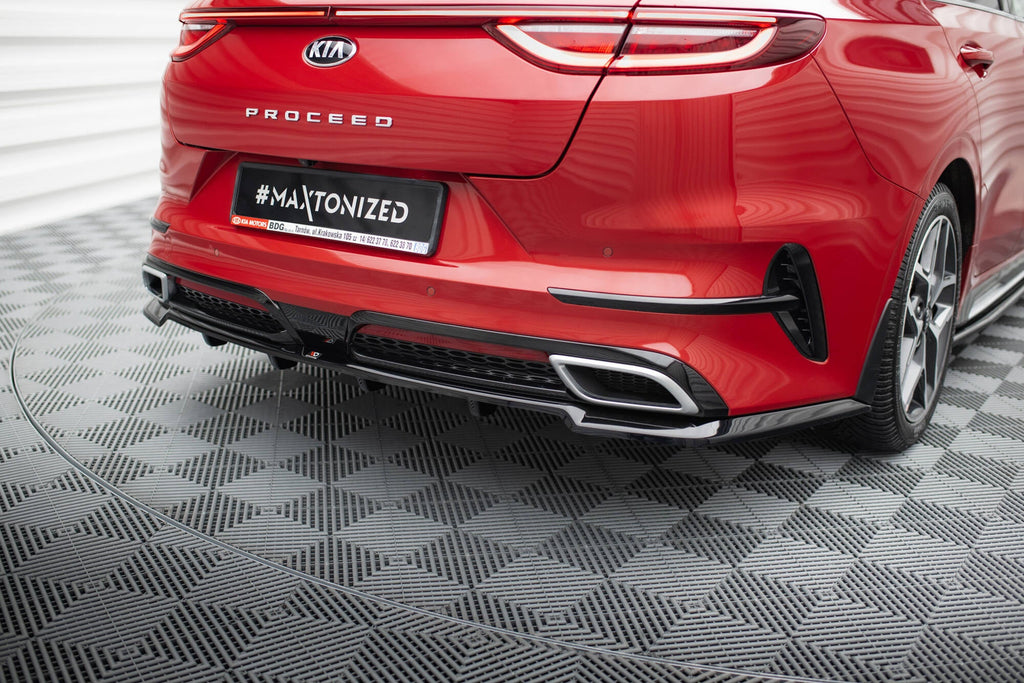 Splitter trasero (con barras verticales) para Kia ProCeed GT-Line Mk1