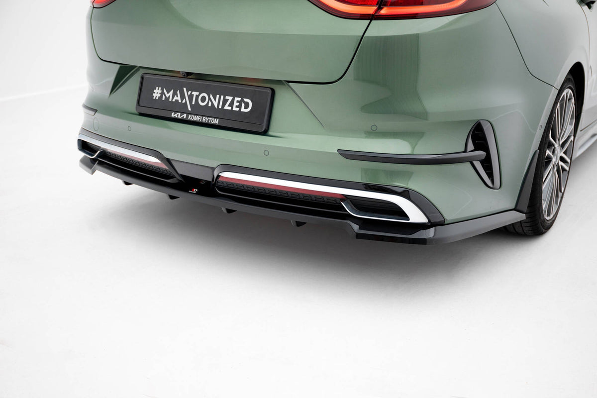 Splitter trasero (con barras verticales) para Kia Proceed GT-Line Mk1 Facelift