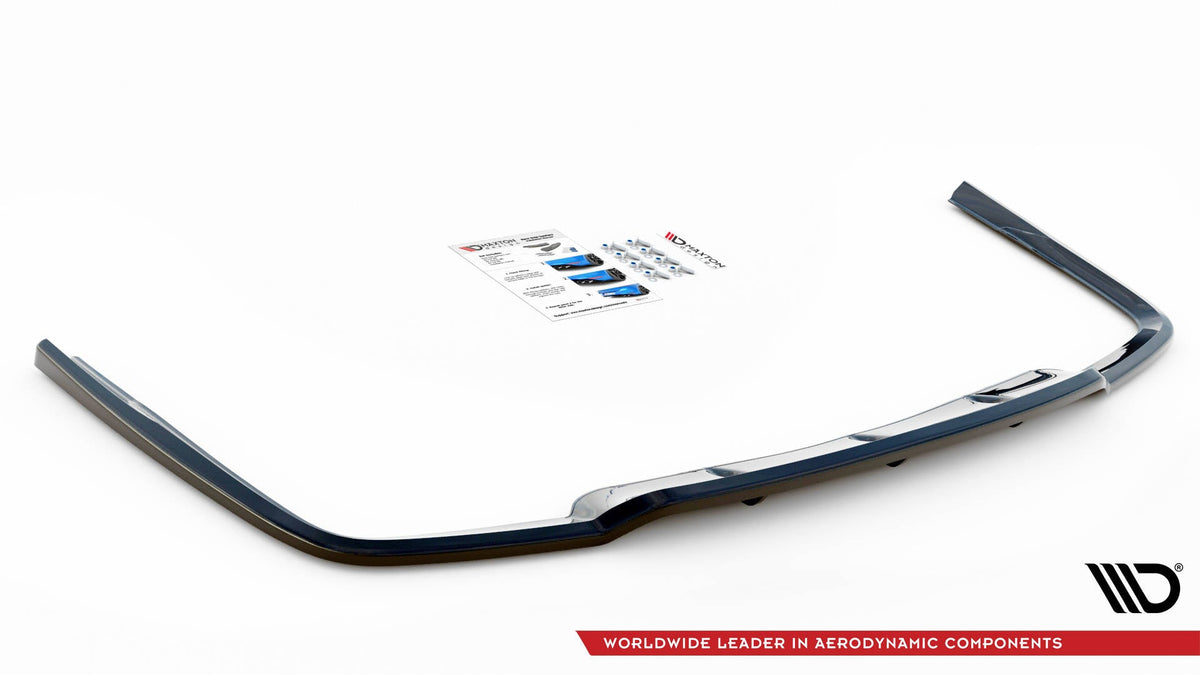 Splitter trasero (con barras verticales) para Lexus GS F Sport Hybrid Mk4 (L10)