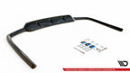Splitter trasero (con barras verticales) para Lexus GS F Sport Hybrid Mk4 (L10)