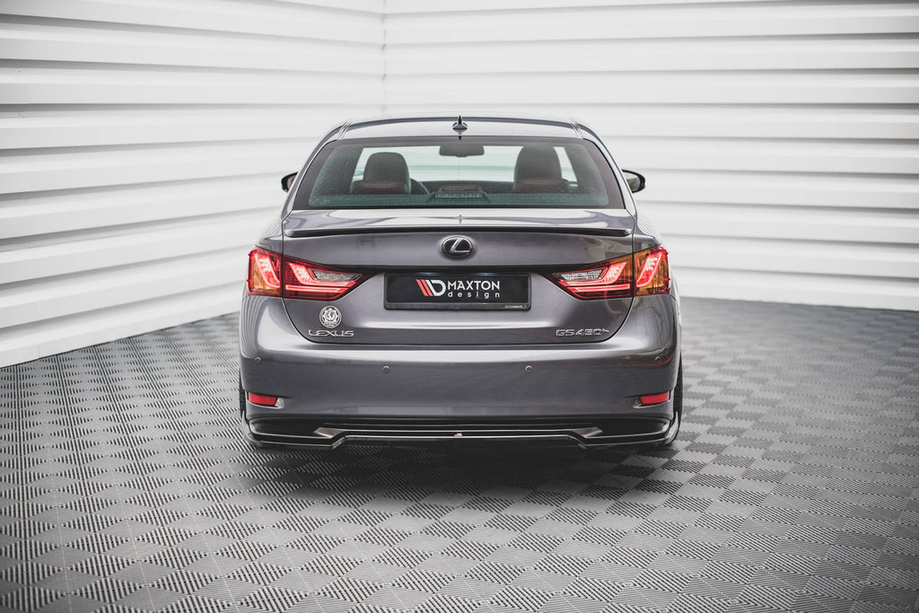 Splitter trasero (con barras verticales) para Lexus GS F Sport Hybrid Mk4 (L10)
