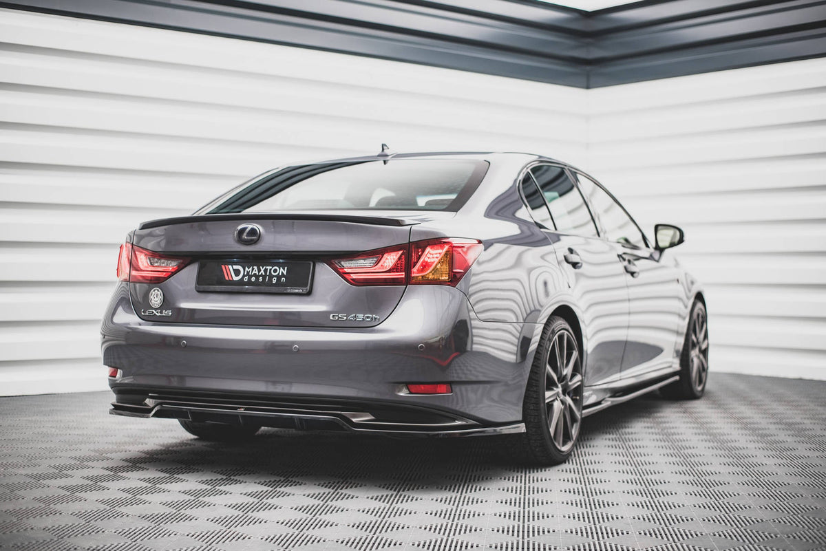 Splitter trasero (con barras verticales) para Lexus GS F Sport Hybrid Mk4 (L10)