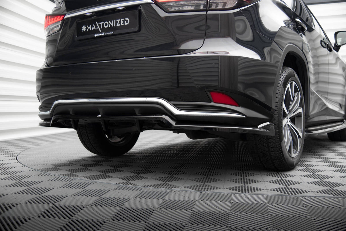 Splitter trasero (con barras verticales) para Lexus RX Mk4 Facelift