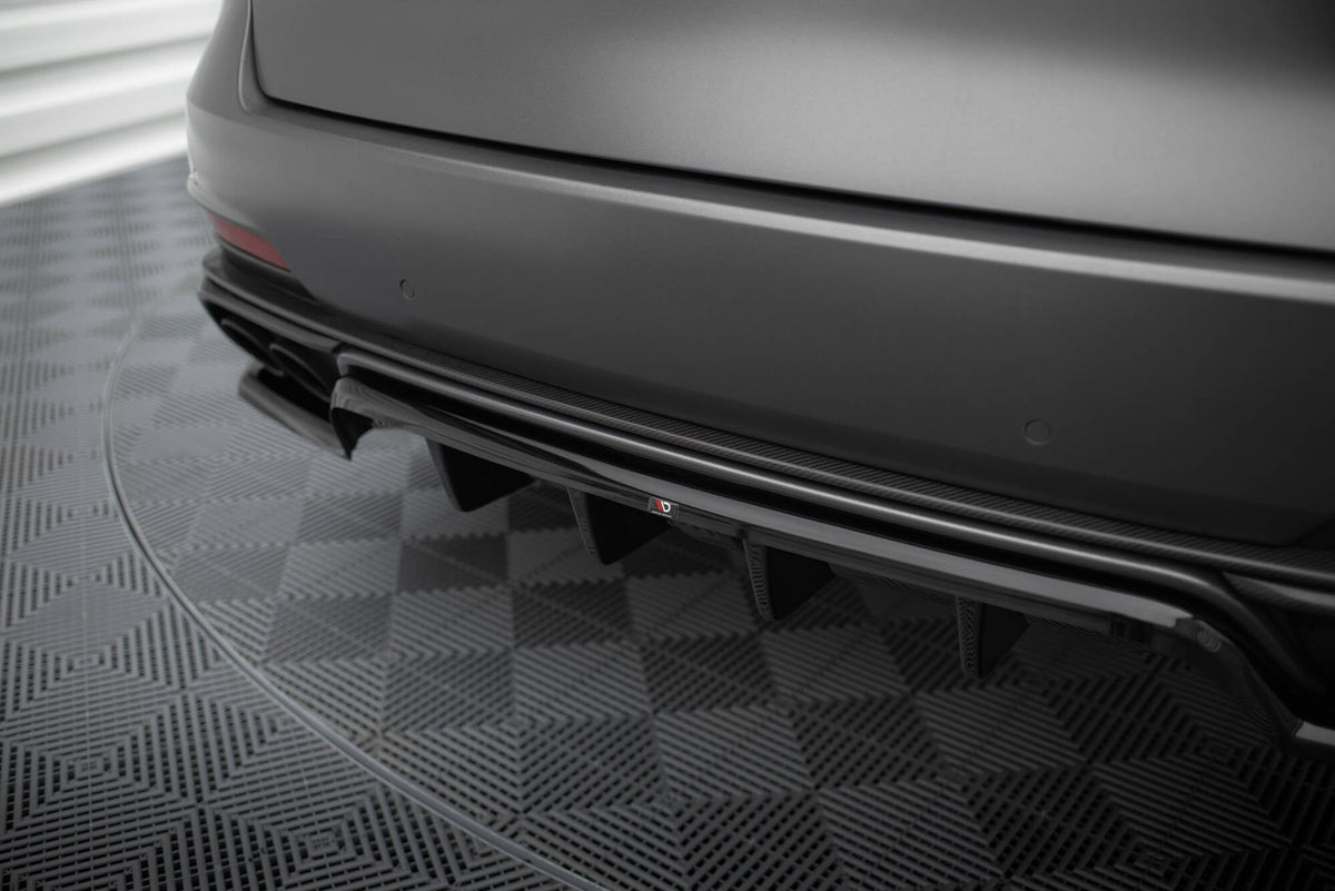 Splitter trasero (con barras verticales) para Maserati Levante Trofeo Mk1