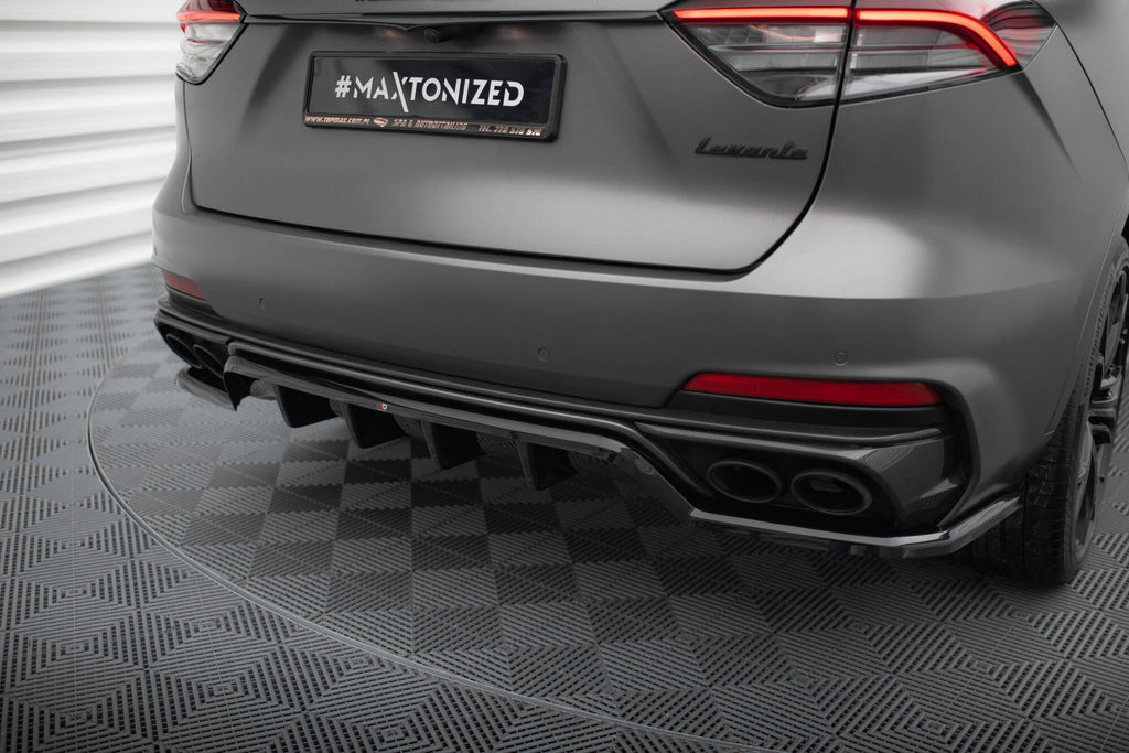 Splitter trasero (con barras verticales) para Maserati Levante Trofeo Mk1