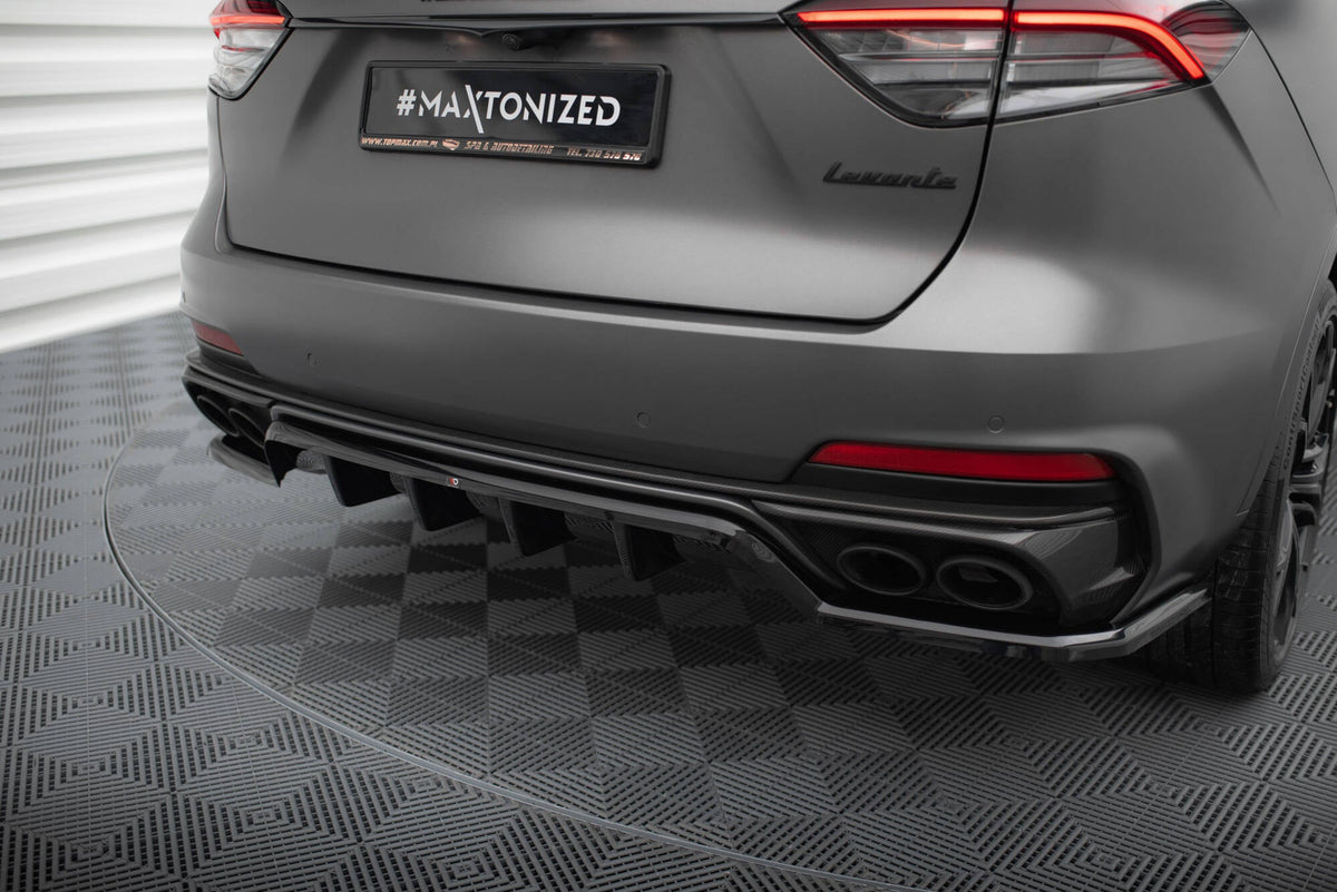 Splitter trasero (con barras verticales) para Maserati Levante Trofeo Mk1
