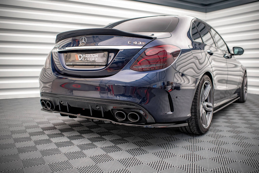 Splitter trasero (con barras verticales) para Mercedes-AMG C 43 Sedan W205 Facelift