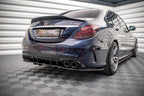 Splitter trasero (con barras verticales) para Mercedes-AMG C 43 Sedan W205 Facelift