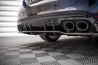 Splitter trasero (con barras verticales) para Mercedes-AMG C 43 Sedan W205 Facelift