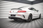Splitter trasero (con barras verticales) para Mercedes-AMG C 63AMG Coupe AMG Aero Pack C205 Facelift