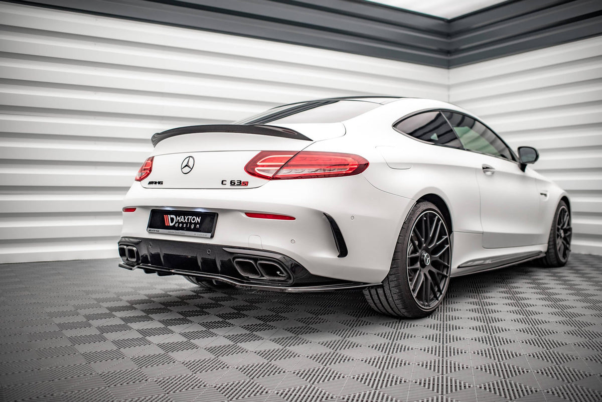 Splitter trasero (con barras verticales) para Mercedes-AMG C 63AMG Coupe AMG Aero Pack C205 Facelift