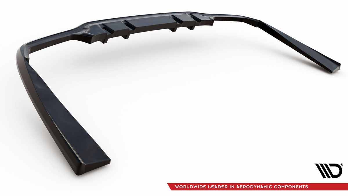 Splitter trasero (con barras verticales) para Mercedes-AMG C63 Sedan / Estate W205 Facelift