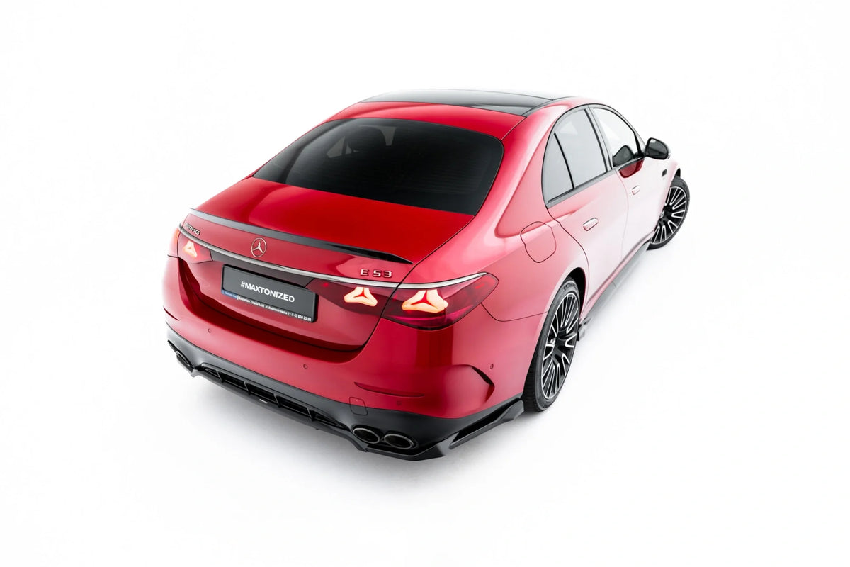 Splitter trasero (con barras verticales) para Mercedes-AMG E53 Sedan / Estate W214