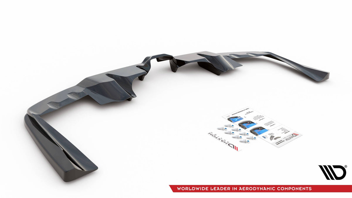 Splitter trasero (con barras verticales) para Mercedes-AMG GLE 53 Coupe C167 / C167 Facelift