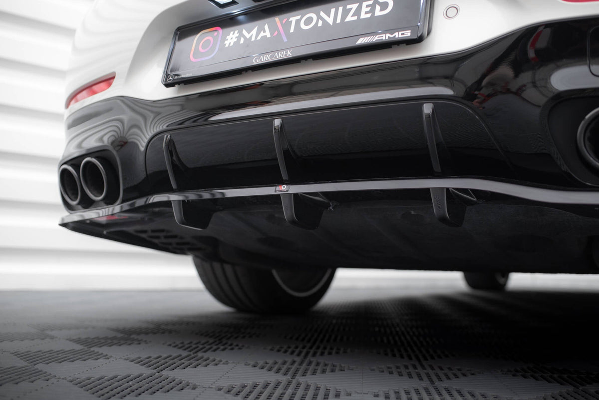 Splitter trasero (con barras verticales) para Mercedes-AMG GT 43 4 Door Coupe V8 Styling Package X290