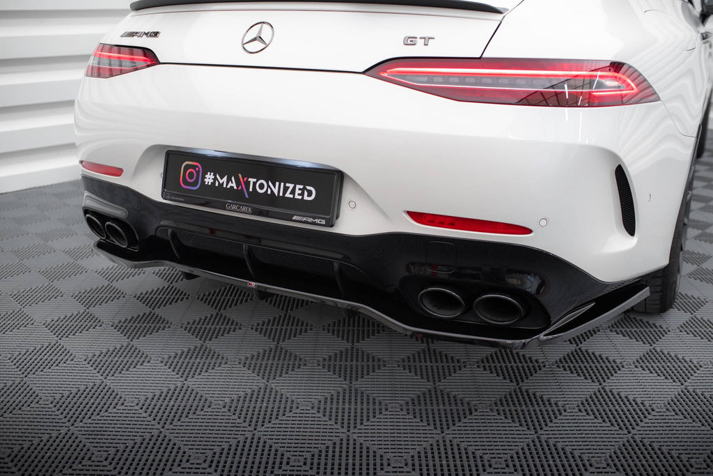 Splitter trasero (con barras verticales) para Mercedes-AMG GT 43 4 Door Coupe V8 Styling Package X290