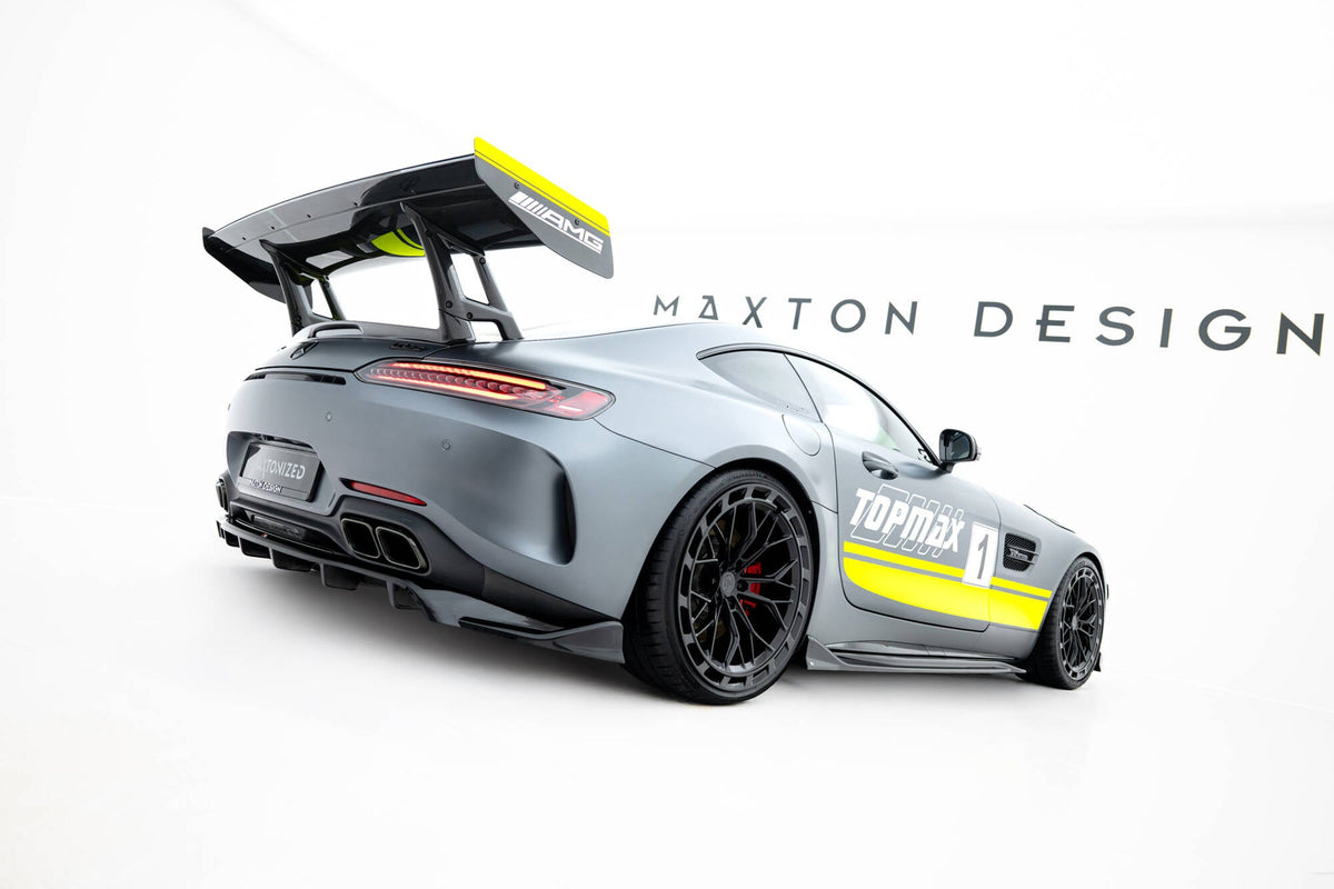 Splitter trasero (con barras verticales) para Mercedes-AMG GT C C190 Facelift