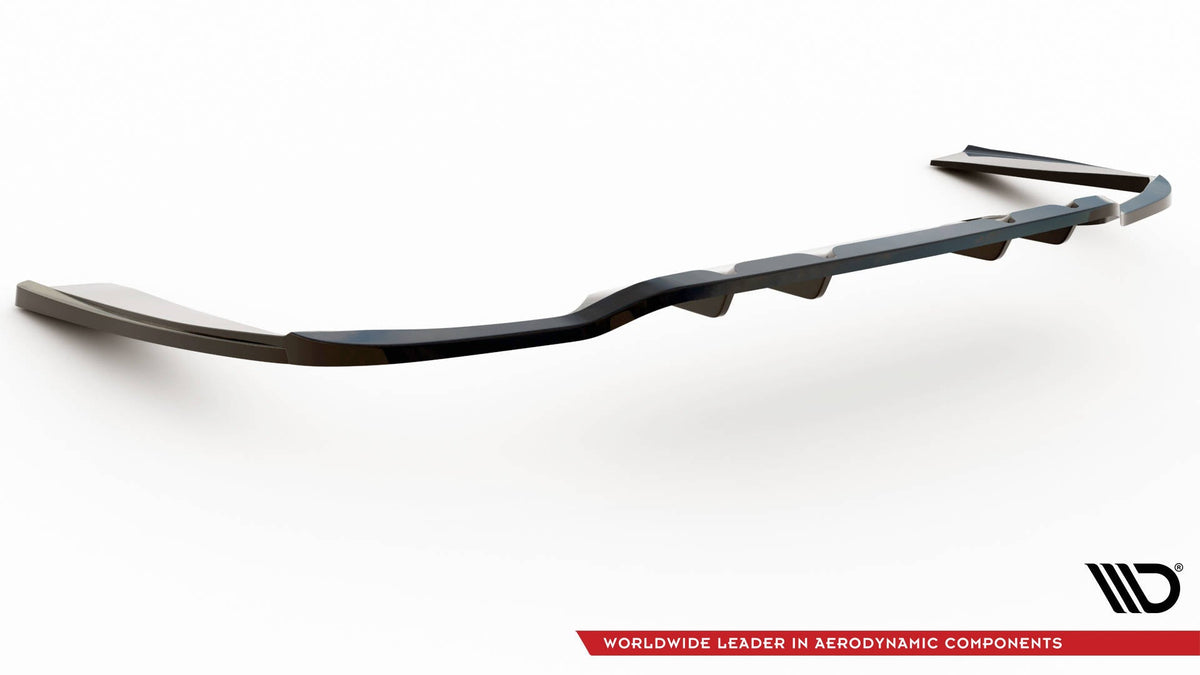 Splitter trasero (con barras verticales) para Mercedes-Benz C Coupe AMG-Line C205 Facelift