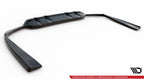Splitter trasero (con barras verticales) para Mercedes-Benz C Coupe AMG-Line C205 Facelift