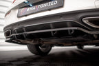 Splitter trasero (con barras verticales) para Mercedes-Benz C Coupe AMG-Line C205 Facelift