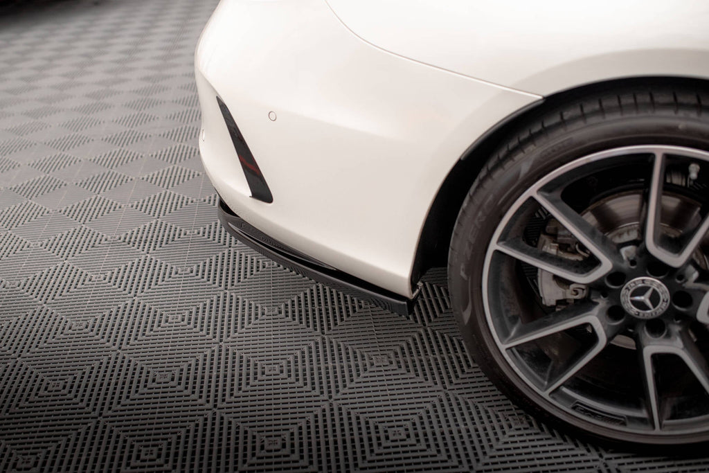 Splitter trasero (con barras verticales) para Mercedes-Benz C Coupe AMG-Line C205 Facelift