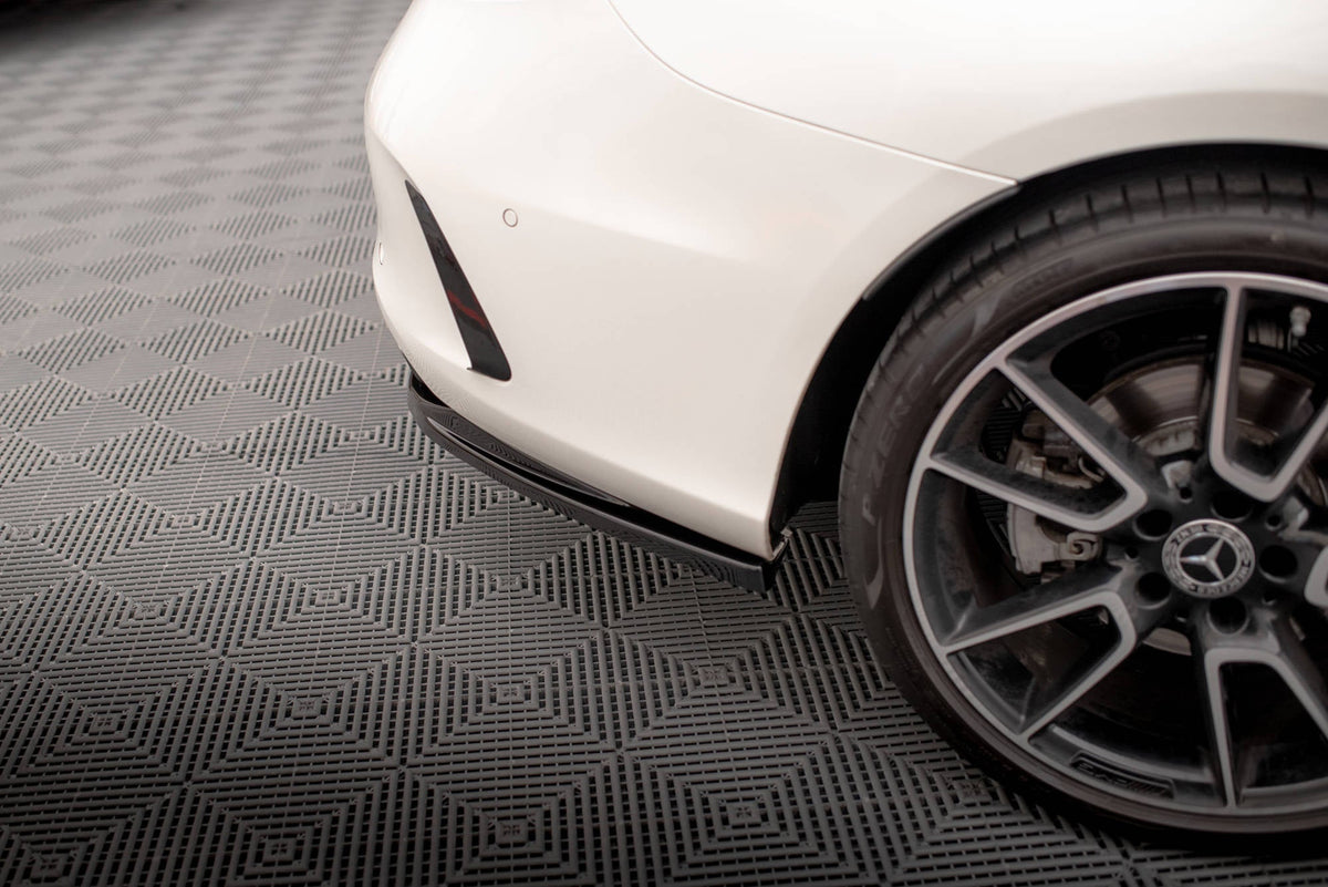 Splitter trasero (con barras verticales) para Mercedes-Benz C Coupe AMG-Line C205 Facelift