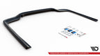 Splitter trasero (con barras verticales) para Mercedes-Benz E AMG-Line Sedan W212 Facelift