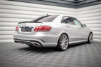 Splitter trasero (con barras verticales) para Mercedes-Benz E AMG-Line Sedan W212 Facelift