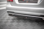 Splitter trasero (con barras verticales) para Mercedes-Benz E AMG-Line Sedan W212 Facelift