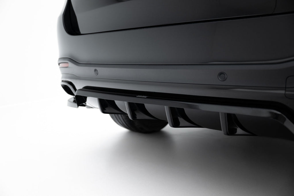 Splitter trasero (con barras verticales) para Mercedes-Benz GLE SUV AMG-Line W167 / W167 Facelift