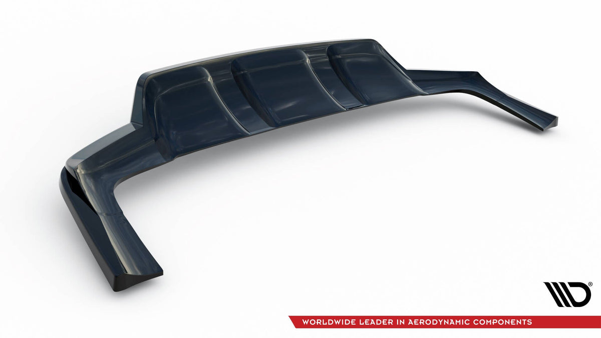 Splitter trasero (con barras verticales) para Mercedes-Benz GLE SUV AMG-Line W167 / W167 Facelift