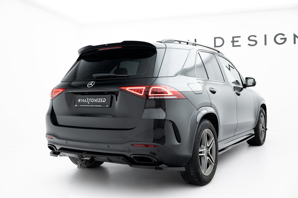 Splitter trasero (con barras verticales) para Mercedes-Benz GLE SUV AMG-Line W167 / W167 Facelift