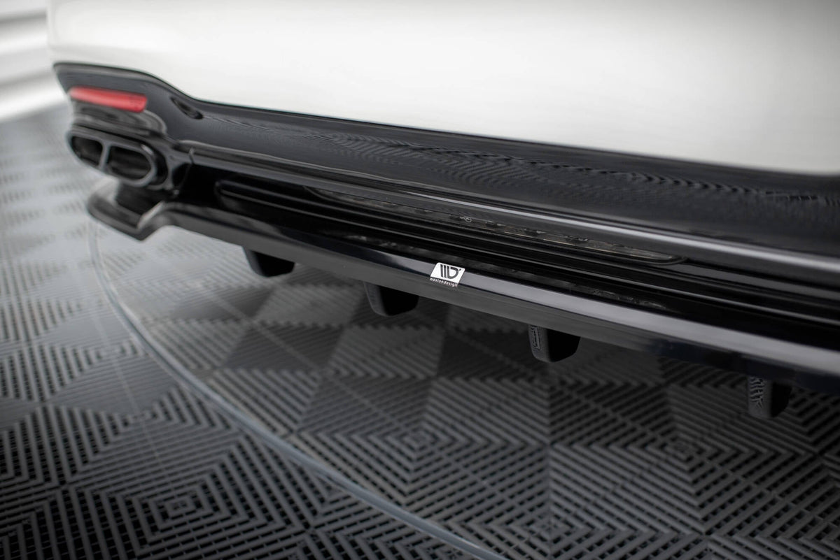 Splitter trasero (con barras verticales) para Mercedes-Benz S AMG-Line W222 Facelift