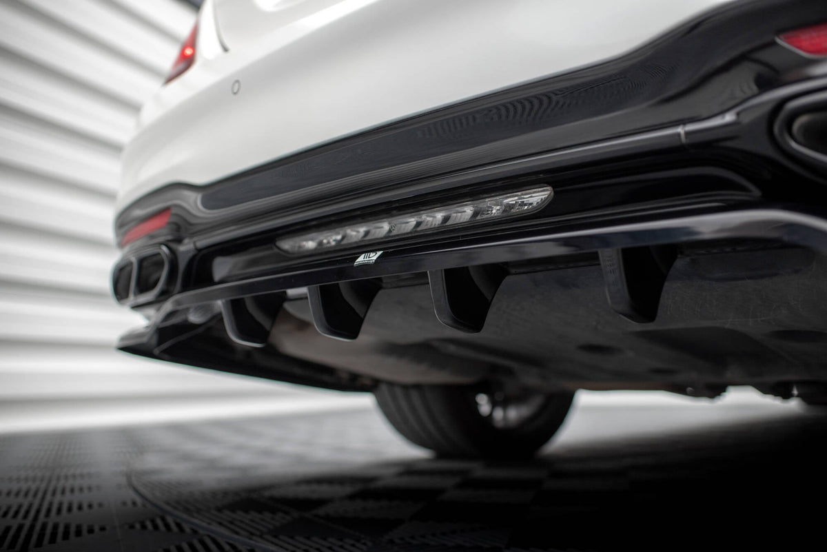 Splitter trasero (con barras verticales) para Mercedes-Benz S AMG-Line W222 Facelift