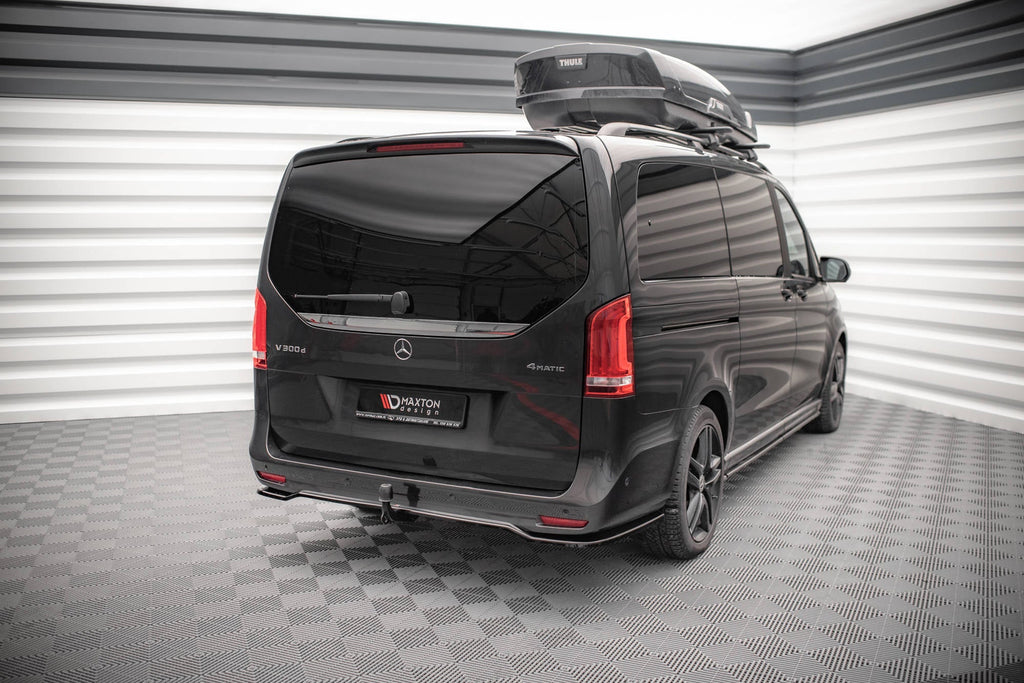 Splitter trasero (con barras verticales) para Mercedes-Benz V-Class AMG-Line W447 Facelift