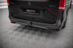 Splitter trasero (con barras verticales) para Mercedes-Benz V-Class AMG-Line W447 Facelift