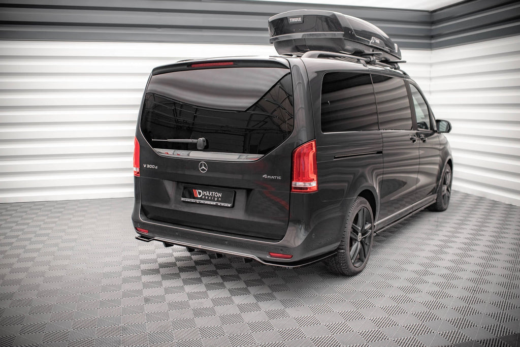 Splitter trasero (con barras verticales) para Mercedes-Benz V-Class AMG-Line W447 Facelift