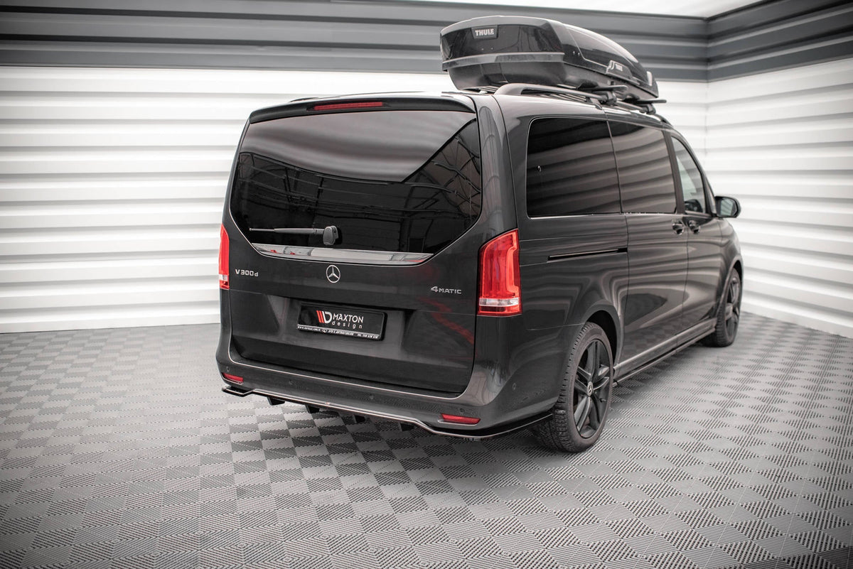 Splitter trasero (con barras verticales) para Mercedes-Benz V-Class AMG-Line W447 Facelift