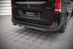 Splitter trasero (con barras verticales) para Mercedes-Benz V-Class AMG-Line W447 Facelift