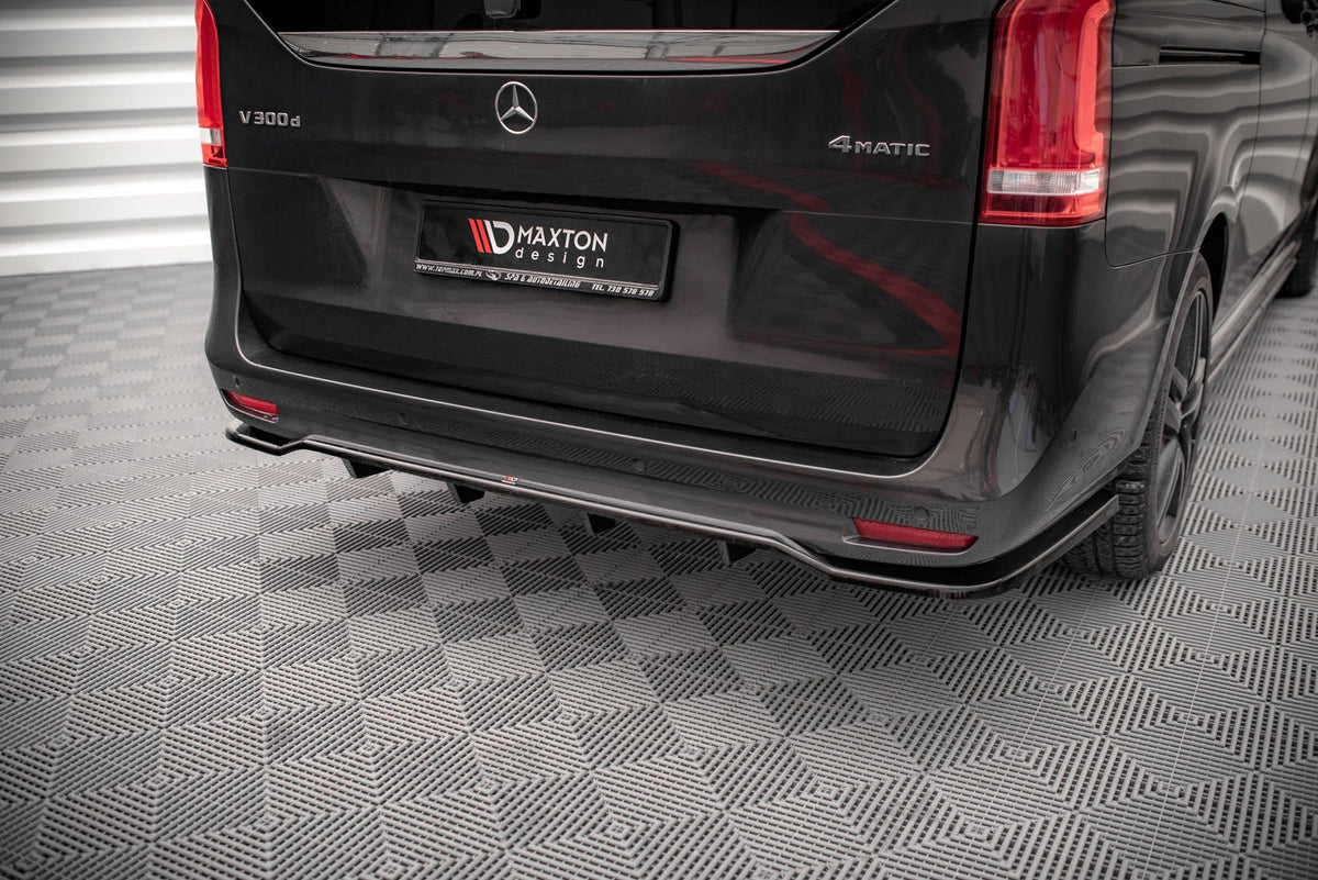 Splitter trasero (con barras verticales) para Mercedes-Benz V-Class AMG-Line W447 Facelift