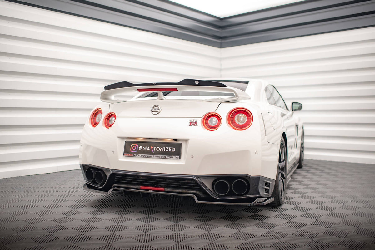 Splitter trasero (con barras verticales) para Nissan GTR R35 Facelift