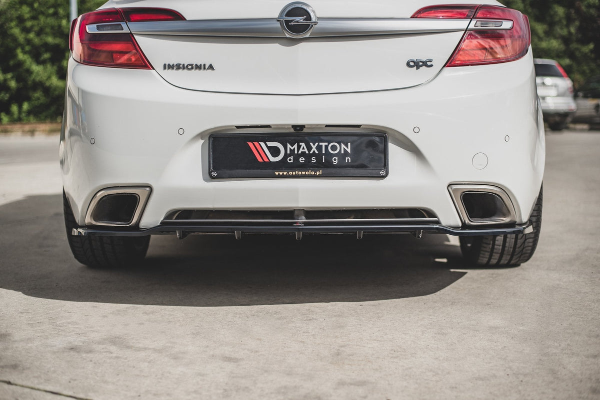 Splitter trasero (con barras verticales) para Opel Insignia Mk. 1 OPC Facelift