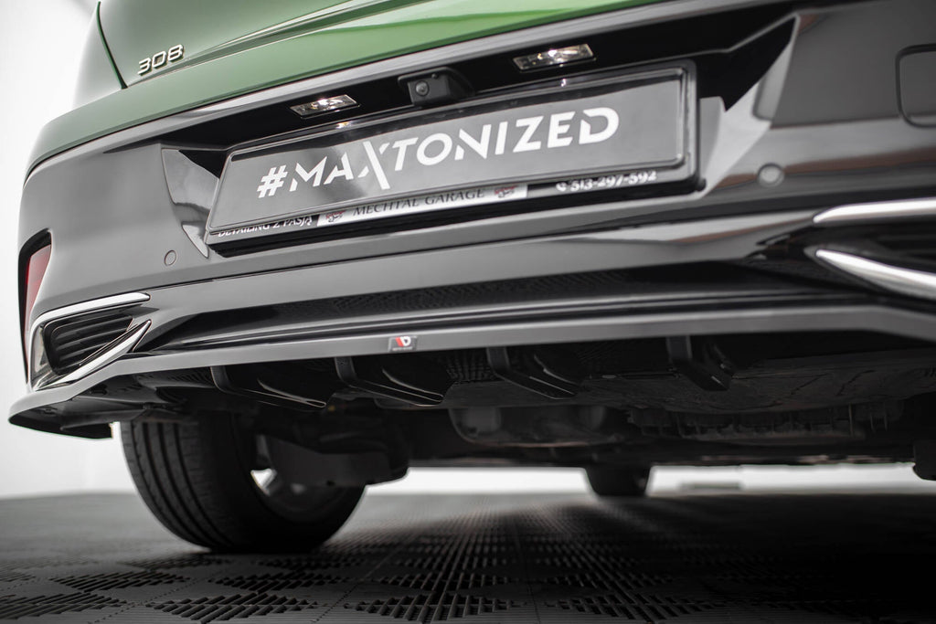Splitter trasero (con barras verticales) para Peugeot 308 GT Hatchback Mk3