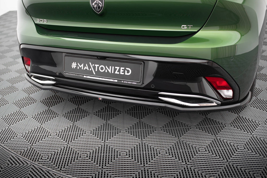 Splitter trasero (con barras verticales) para Peugeot 308 GT Hatchback Mk3