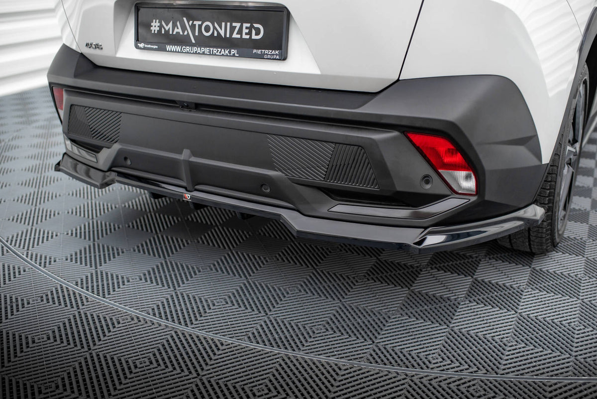Splitter trasero (con barras verticales) para Peugeot 408 Mk1