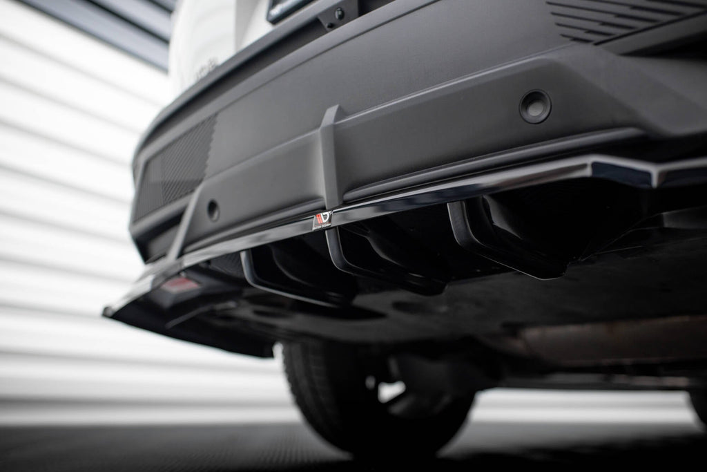 Splitter trasero (con barras verticales) para Peugeot 408 Mk1