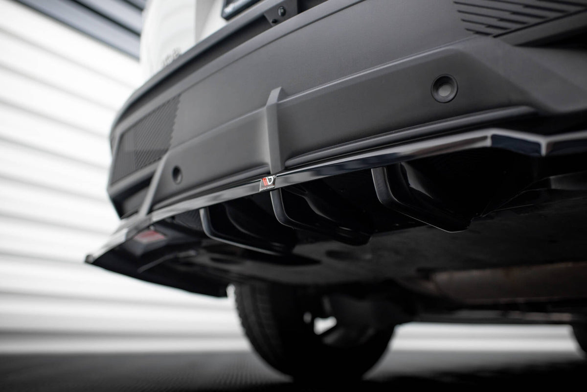 Splitter trasero (con barras verticales) para Peugeot 408 Mk1