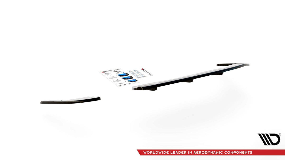Splitter trasero (con barras verticales) para Peugeot 508 Diesel Mk2