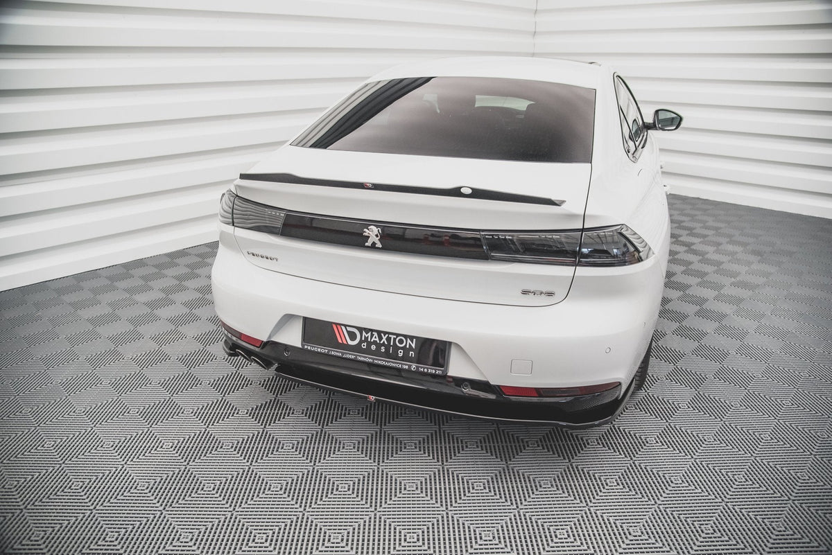 Splitter trasero (con barras verticales) para Peugeot 508 Diesel Mk2