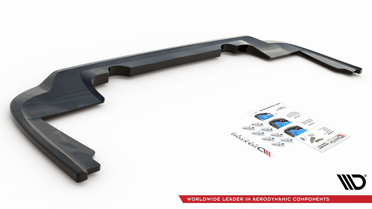 Splitter trasero (con barras verticales) para Peugeot Partner Long Mk3